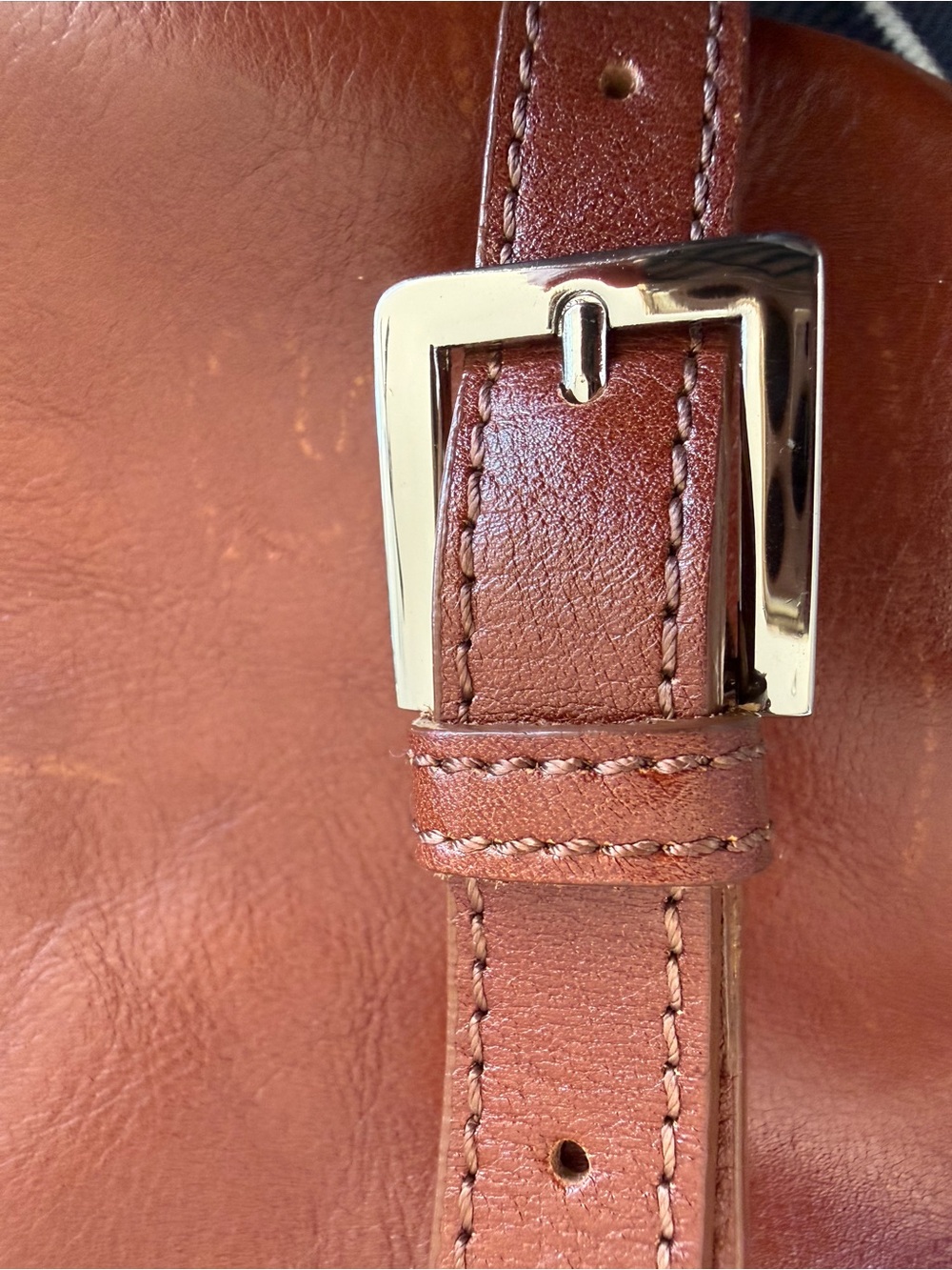 VTG Etienne Aigner Brown Genuine Leather Purse Handbag Shoulder Bag Medium Size - Picture 11 of 13